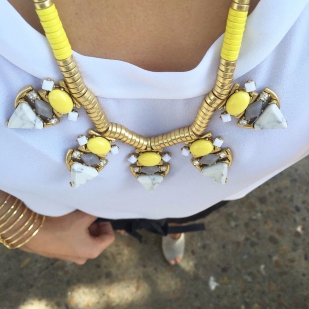 Stella and Dot Pavilion statement necklace